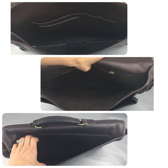 Vintage Coach Morgan briefcase in Mahogany - Picture 7 of 9